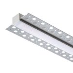 LED PROFILE B recessed 1m aluminum/frosted acrylic