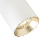 DARIO for 3-circuit tracks white brushed brass 230V LED GU10 9W - Image 4