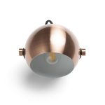 AGNETA surface mounted  brushed copper/black 230V LED E27 11W - Image 4