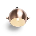 AGNETA surface mounted  brushed copper/black 230V LED E27 11W - Image 3