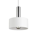 GIULIA 20 pendant white chrome 230V LED E27 15W - Image 4