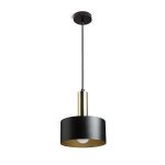 GIULIA 20 pendant black/gold brown brass 230V LED E27 15W - Image 2