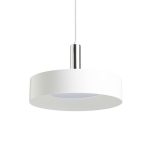 GIULIA 40 pendant white chrome 230V LED E27 30W - Image 4