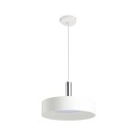GIULIA 40 pendant white chrome 230V LED E27 30W - Image 2