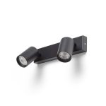 DUDE II surface mounted black 230V LED GU10 2x9W - Image 4