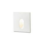MEMPHIS SQ wall recessed white 230V LED 3W 60° 3000K - Image 2