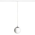 LUNA 20 for 1-circuit tracks opal-colored glass/chrome 230V LED E27 11W - Image 2