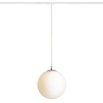LUNA 30 for 1-circuit tracks opal-colored glass/chrome 230V LED E27 15W - Image 2