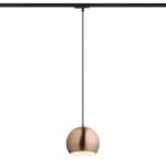 AGNETA for 1-circuit tracks pendant brushed copper 230V LED E27 11W