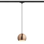 AGNETA for 3-circuit tracks pendant brushed copper 230V LED E27 11W
