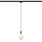 ARAQ for 3-circuit tracks pendant brushed brass/black 230V LED E27 15W