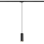 MAVRO for 1-circuit tracks pendant black/gold 230V LED 12W 38° 3000K