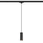 MAVRO for 3-circuit tracks pendant black/gold 230V LED 12W 38° 3000K