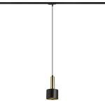 GIULIA 12 for 1-circuit tracks black/gold brown brass 230V LED E27 11W - Image 2