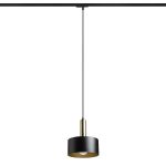 GIULIA 20 for 1-circuit tracks black/gold brown brass 230V LED E27 15W - Image 2