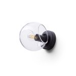 SOLARIS surface mounted clear glass/black 230V LED E14 7W - Image 5