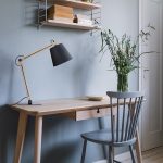 NIZZA table Polycotton black/wood 230V LED E14 7W - Image 2