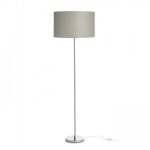 NYC/RON 40/25 floor Polycotton white/chrome 230V LED E27 15W - Image 2