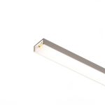 LED PROFILE G surface mounted 1m white matte acrylic/aluminum - Image 3