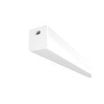 LED PROFILE H surface mounted 1m white matte acrylic/aluminum