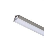 LED PROFILE I 30/60 surface mounted 1m anodized aluminum/matte acrylic - Image 2