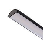 LED PROFILE J surface mounted 1m black matte acrylic/aluminum - Image 3