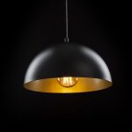 GLADYS 30 pendant black/gold  230V LED E27 15W - Image 2