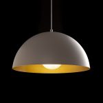 GLADYS 40 pendant white/gold 230V LED E27 30W - Image 4