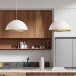 GLADYS 40 pendant white/gold 230V LED E27 30W - Image 5