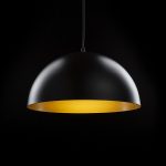 GLADYS 40 pendant black/gold 230V LED E27 30W - Image 3