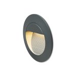 MARCO 70 recessed anthracite grey 230V LED 3W IP65 3000K