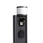 JEAN 50 bollard with power sockets anthracite grey  230V LED G9 5W IP54 - Image 3