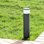 JEAN 50 bollard with power sockets anthracite grey  230V LED G9 5W IP54 - Image 4
