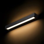 ASTER 50 wall black frosted acrylic 230V LED 2x10W IP65 3000K - Image 2