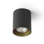 MANTOVA I ceiling black/gold  230V LED GU10 7W - Image 2