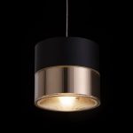 JUNIPER height adjustable pendant black/gold  230V LED 15W 36°  3000K - Image 2