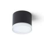 MEMA ceiling black satinated acrylic 230V LED GX53 7W - Image 3