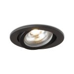 JADE DIMM TO WARM recessed black 230V LED 6W 60° 3000 - 2000K