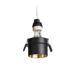 ORTA recessed black/gold 230V LED GU10 9W - Image 3