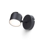 NOVA I wall black chrome/frosted acrylic 230V LED 4.2W 3000K