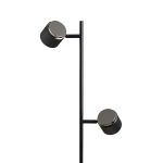 NOVA II floor black chrome/frosted acrylic 230V LED 2x3.5W 3000K - Image 5