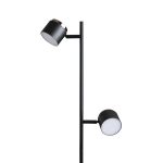 NOVA II floor black chrome/frosted acrylic 230V LED 2x3.5W 3000K - Image 2