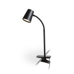 VERINA DIMM on clip black  230V LED 4.5W 100°  3000K