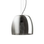 ORLANDO 35 pendant smoke-colored glass/black 230V LED E27 24W - Image 4