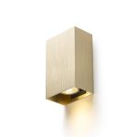 CAPRI RC wall  brushed brass 230V LED GU10 2x9W - Image 2