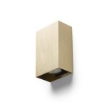 CAPRI RC wall  brushed brass 230V LED GU10 2x9W