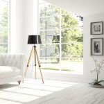 ALVIS/RIDICK floor shiny black golden foil/bamboo/black 230V LED E27 15W - Image 5