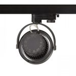 KELLY LED for 3-circuit tracks black 230V LED 12W 24° 3000K - Image 2